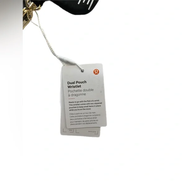 Lululemon black/gold/white opal dual pouch NWT - Picture 4 of 6